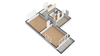 Pronájem krásného bytu 2+1/B/S, 53 m2, Praha 3 - Žižkov, Pod