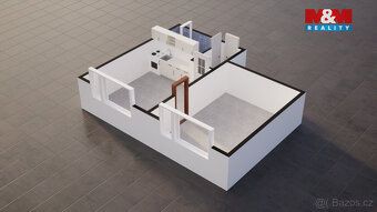 Nabízíme ke koupi družstevní byt 1+1 o užitné ploše 36 m² v 