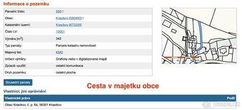 Nabízíme k prodeji soubor mírně svažitých pozemků na okraji 