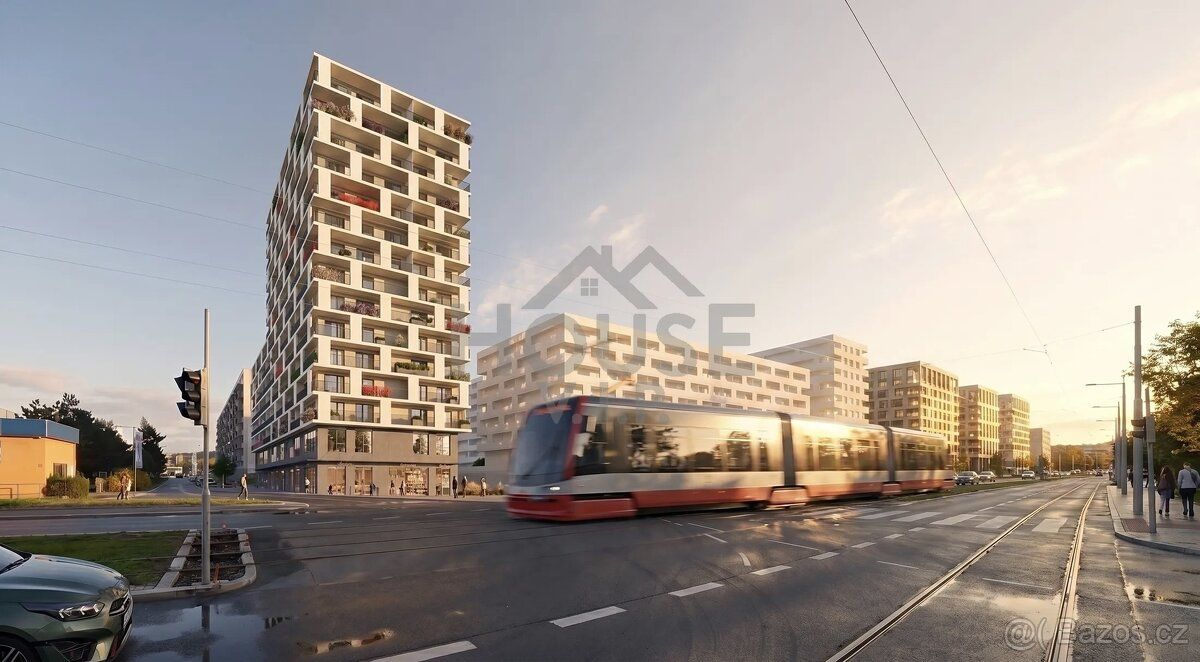 Ev.č. 01762 Designový byt 2+kk s balkonem 12 m² a garážovým 