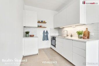 Ev.č. 01762 Designový byt 2+kk s balkonem 12 m² a garážovým 
