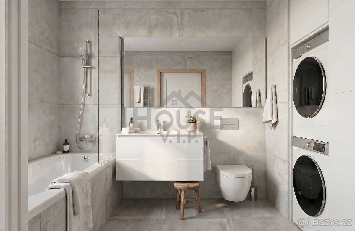 Ev.č. 01762 Designový byt 2+kk s balkonem 12 m² a garážovým 