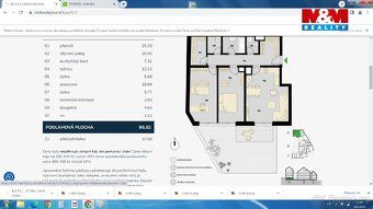 Nabízíme nový prostorný byt 3+kk, 95 m2 + 37 m2 předzahrádka