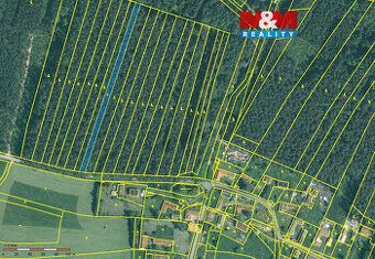 Prodej lesního pozemku o výměře 2085 m2. Jedná se o jedno čí