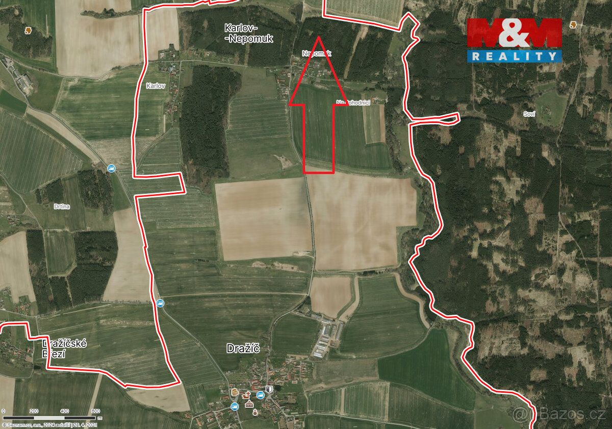 Prodej lesního pozemku o výměře 5161 m2. Jedná se o jedno čí