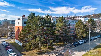 Byt o dispozici 3+kk a celkové ploše 78 m² včetně lodžie se 