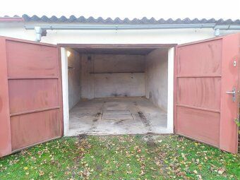 Pronájem větší garáže 3,7×6 m v Plzni, ulice Edvarda Beneše,