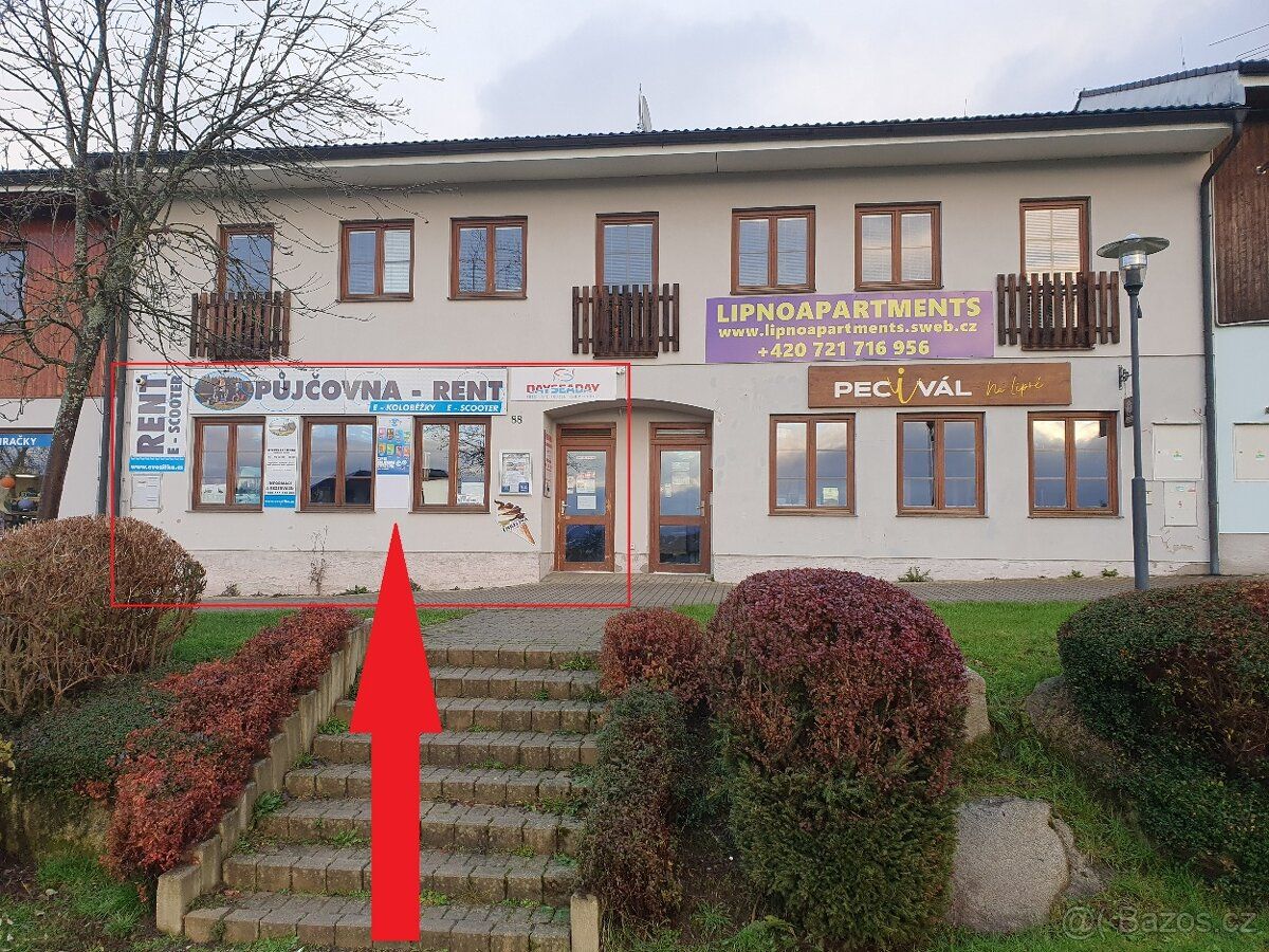 Pronajmu obchodní prostory na promenádě Lipno nad Vltavou č.