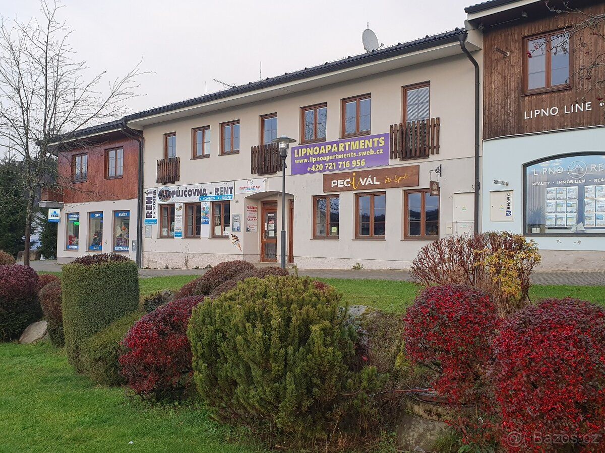 Pronajmu obchodní prostory na promenádě Lipno nad Vltavou č.