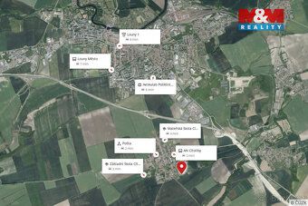 Nabízíme k prodeji rohový stavební pozemek v obci Cítoliby, 