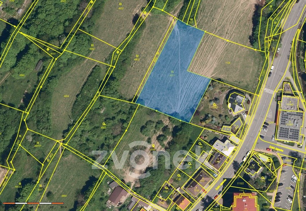 Ev.č. VS00630 Plocha pozemku je územním plánem města určena 