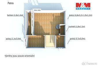 Prodej chaty 3+kk (70 m²) v Čerňovicích – garáž/dílna, balko