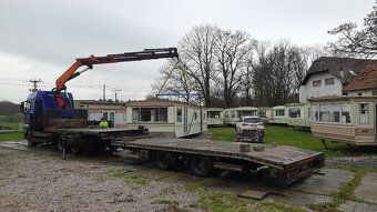 Prodám starší mobilheim o rozměru 8,4 x 3 m. Vybavení: 2x lo