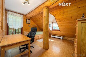 Prodej krásného srubu 5+kk, pozemek 861 m2, Velký Chlumec, o
