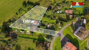 Nabízíme k prodeji stavební pozemek o výměře 1 302 m², který