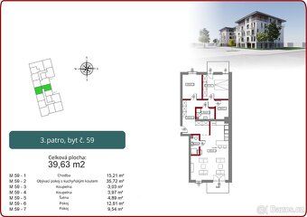 Tento byt je architektonickým unikátem projektu! Na kompaktn