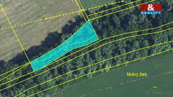 Prodej pozemku o celkové výměře 1260 m2 v katastru obce Klen