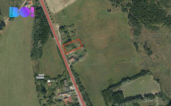 Prodám pozemek 1000 m , z toho 500 m stavební. Pozemek je na