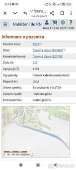 Nabízím k prodeji atraktivní pozemek o výměře 4 173 m², kter