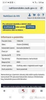 Prosím nabídněte pěkný stavební pozemek ve Vlašimi o vel. 10