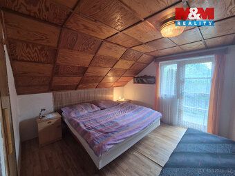 K prodeji zděná chata na vlastním rovinatém pozemku, která s