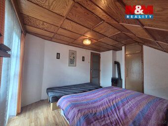 K prodeji zděná chata na vlastním rovinatém pozemku, která s
