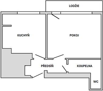 Prodej bytu 1+1 v Příbrami ulice Čechovska. Byt je v 3 NP.
D