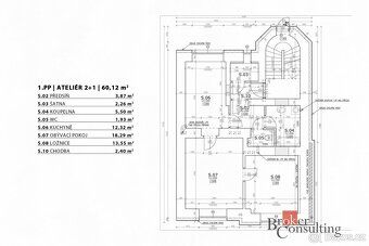 PronájemNabízíme k pronájmu světlý a prakticky řešený byt o 