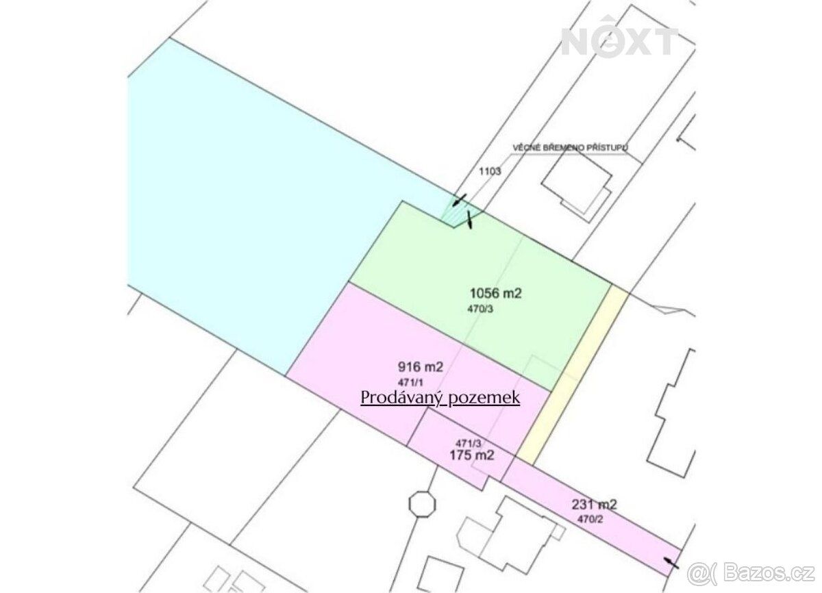 Prodej stavebního pozemku 1322 m² – Vrchlabí, Harta Exkluziv