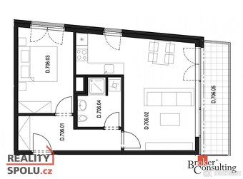 Na pronájem 2+kk, 62 m2, garážové stání, Stehlíkova 9, Plzeň