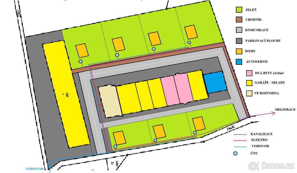 Nabízím atvební parcely 870m2 a 450m2 v nově vznikající loka