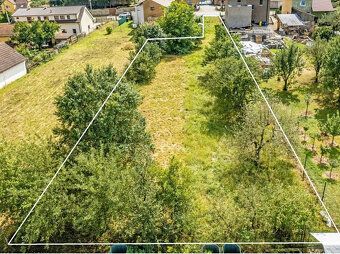 Prodej stavebního pozemku 1180 m² v obci Drnovice, okres Bla