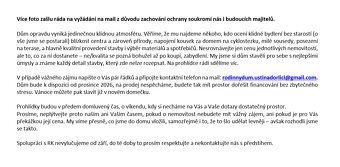 Připravujeme k prodeji novostavbu RD v Ústí n.O, disp. 5+kk 