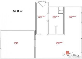 Prodej, byty/2+kk, 52 m2, 54201 Žacléř, Trutnov [ID 83023]
P