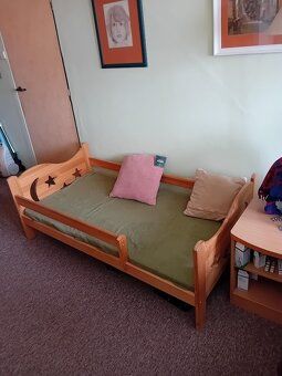 dětská postel nepoužívaná skoro nová, rozměr 165/85