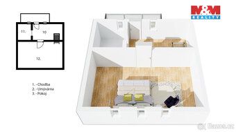 Nabízíme k prodeji dřevěnou chatu o užitné ploše 69 m² na vl