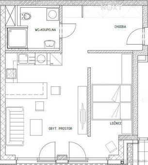 Prodej bytu 1+kk 47 m², Zlín – Rezidence Lešetín I. | centru
