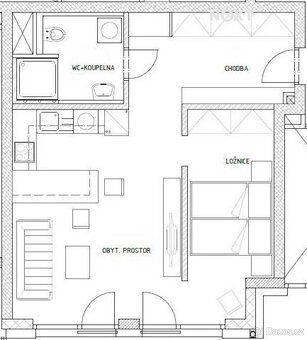 Prodej bytu 1+kk/2+kk 47 m², Zlín – Rezidence Lešetín I. | c