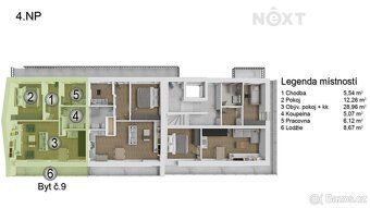 REZIDENCE DRNOVICE – byt 9
Exkluzivně nabízíme byt o dispozi