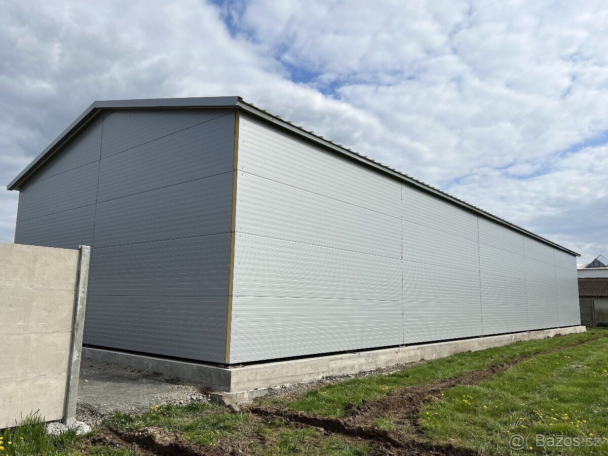 🔩 NA PRODEJ – NOVÁ OCELOVÁ HALA / MONTOVANÁ HALA 🔩 📐 Rozměry