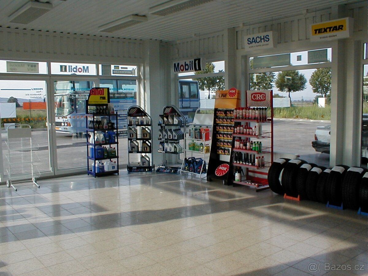 Pronajmu část autoservisu včetně vybavení, skladové prostory