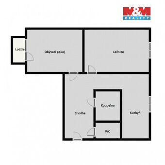 Investiční příležitost – byt 2+1, 60 m², Rovná u Sokolova Na