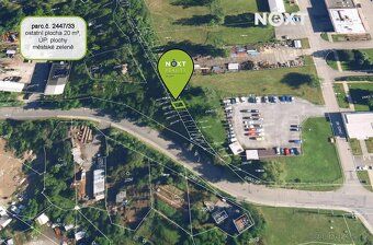 Soubor pozemků o celkové výměře 2 422 m², vše v katastrálním