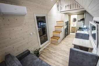 Na predaj úplne nový Tiny House. Stojí na dvojnápravovom pln