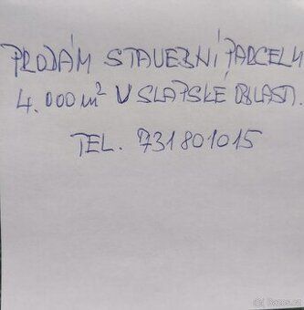 Prodej zajímavého pozemku o velikosti 2.176 m2, na okraji ob