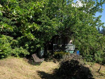 Prodej zahrady 367 m² se zděnou chatou s číslem evidenčním v