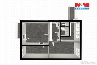 Nabízíme k pronájmu světlý a moderně zrekonstruovaný byt 3+1