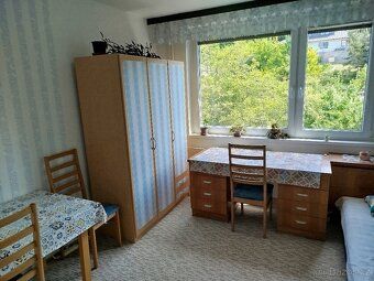 Samostatný neprůchozí pokoj s výhledem do zahrady, klidná ok