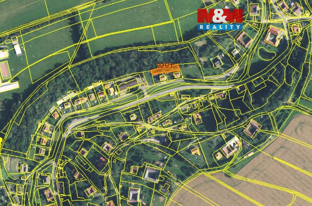Prodej louky o výměře 649 m² v k.ú. Trstěnice u Litomyšle. P