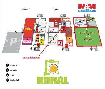 Nabízíme pronájem komerčního prostoru o velikosti 27 m², kte